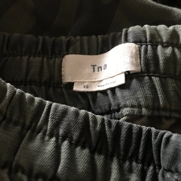 TNA ARITZIA ALIX CAMOFLAUGE Cotton Twill JOGGERS Pants! Size XS! - Picture 4 of 8